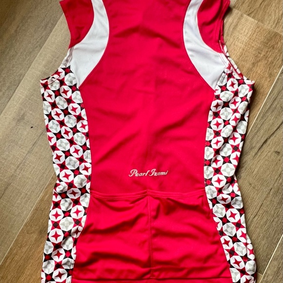 Pearl Izumi Vibrant Red Cycling Top/Shirt - Picture 5 of 7